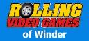 Rolling Video Games of Winder Ga logo